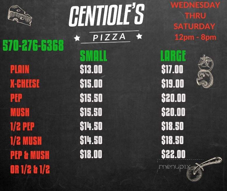 Centiole's Pizza - Girardville, PA