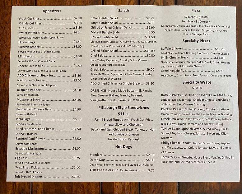 Jordan's Bar & Grill - Ridgway, PA