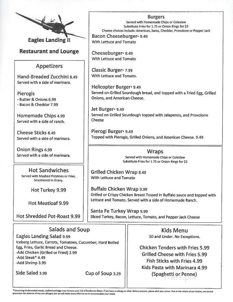 Eagle's Landing Restaurant - Belle Vernon, PA