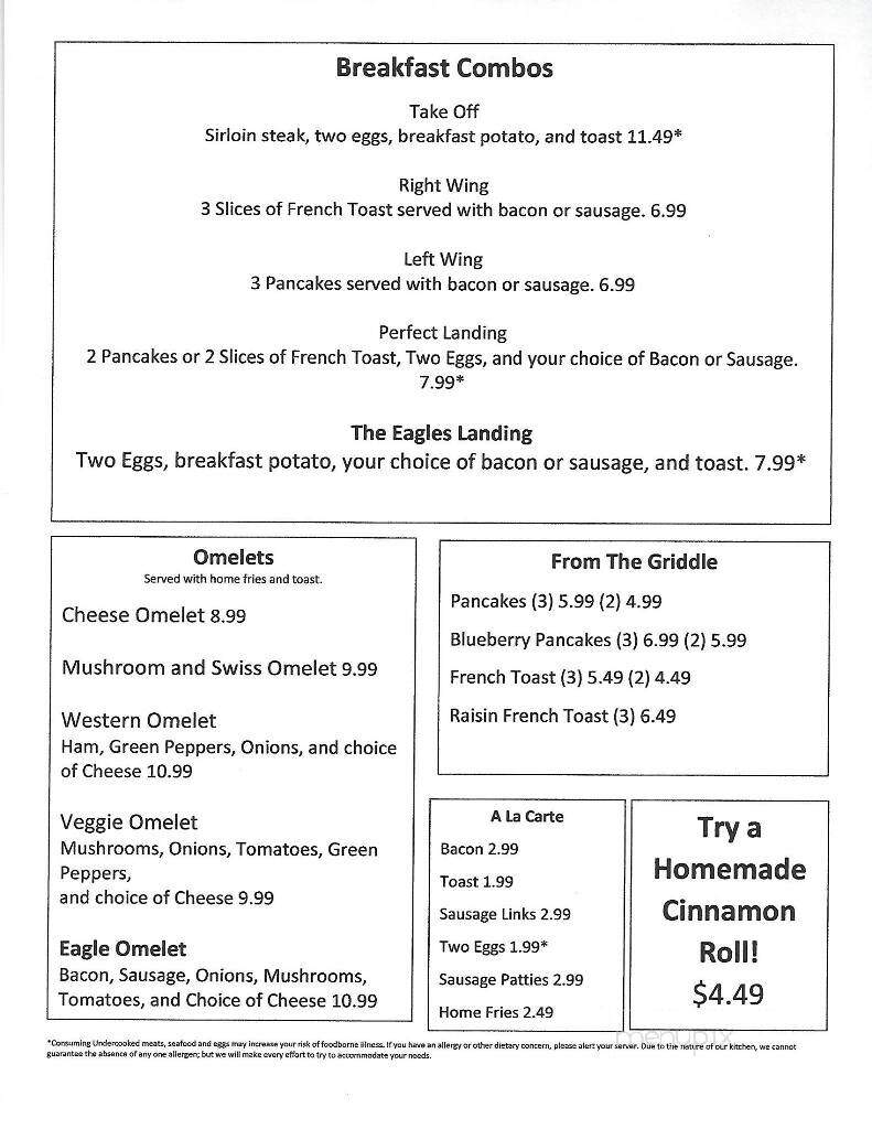 Eagle's Landing Restaurant - Belle Vernon, PA