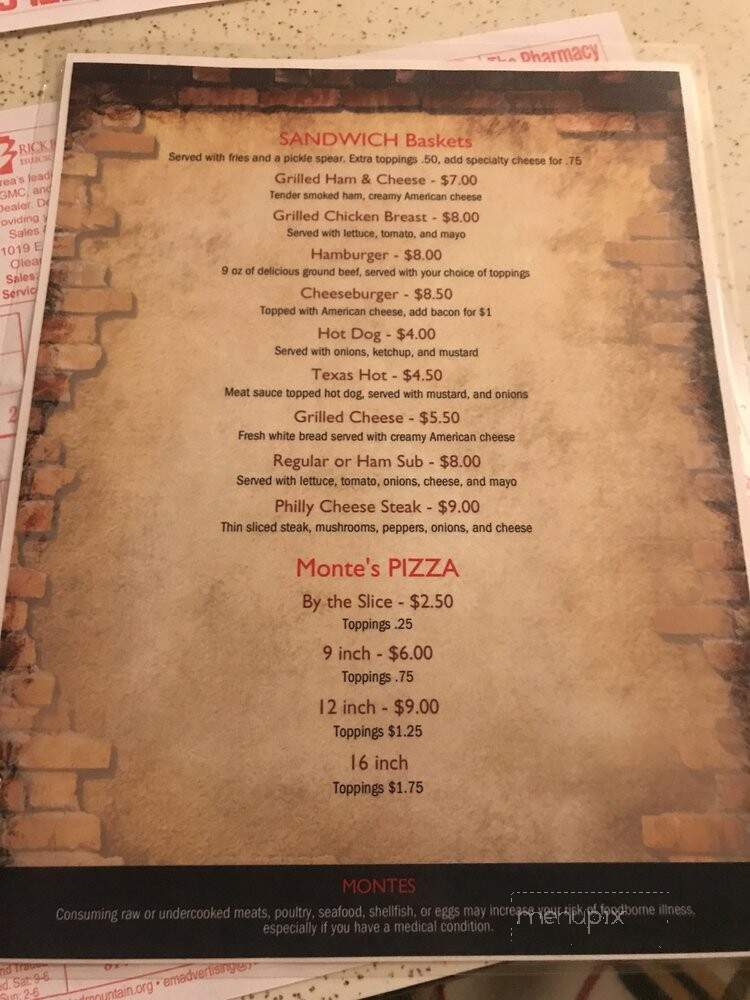 Monte's - Bradford, PA