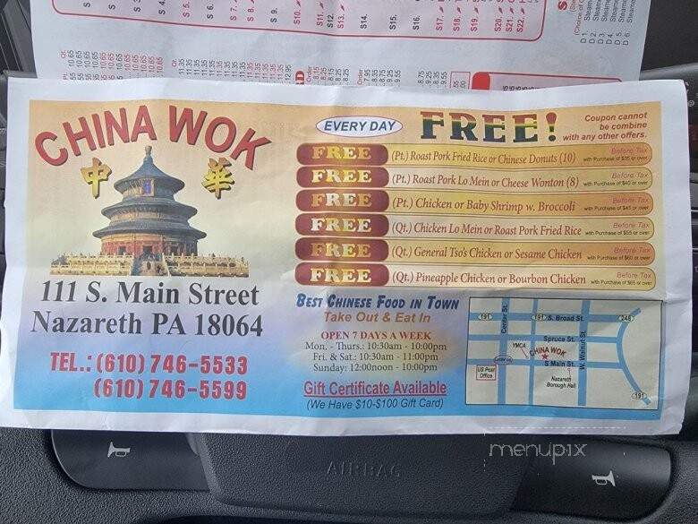 China Wok - Nazareth, PA