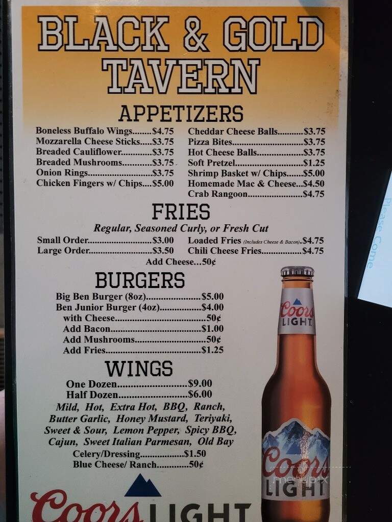 Black & Gold Tavern - Altoona, PA