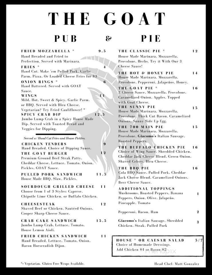 The GOAT Pub & Pie - Stockertown, PA