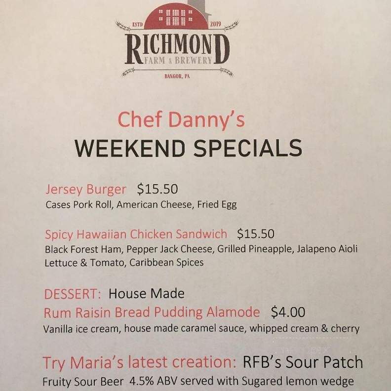 Richmond Farm And Brewey - Bangor, PA