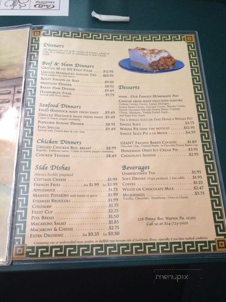 Plaza Restaurant - Warren, PA