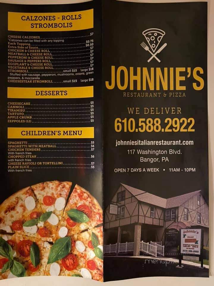 Johnnie's Restaurant & Pizza - Bangor, PA