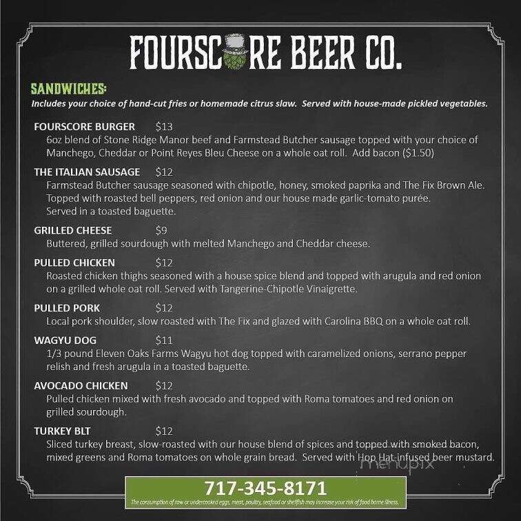 FourScore Beer Co. - Gettysburg, PA