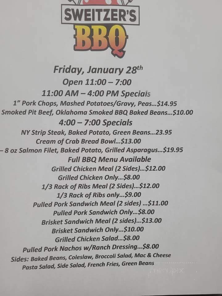 Sweitzer's BBQ - Oakland, MD