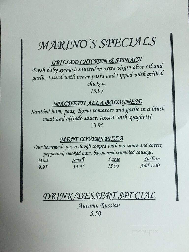 Marino's Pizza & Pasta House - York, PA