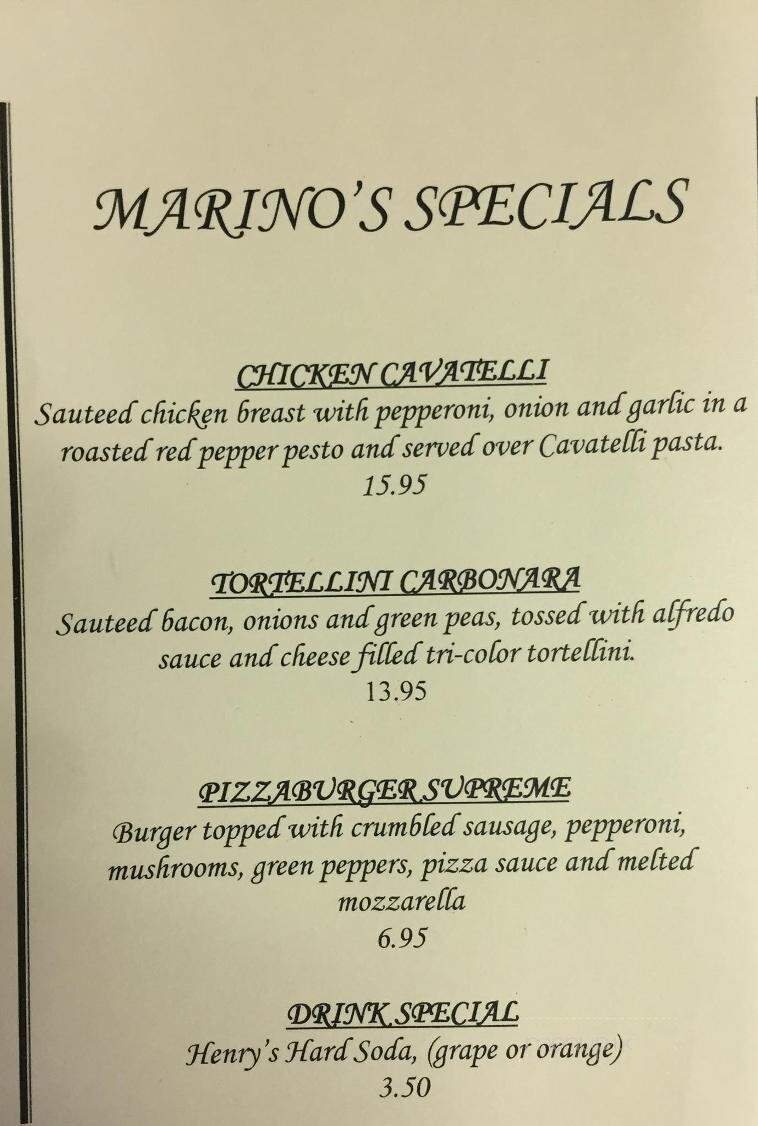 Marino's Pizza & Pasta House - York, PA