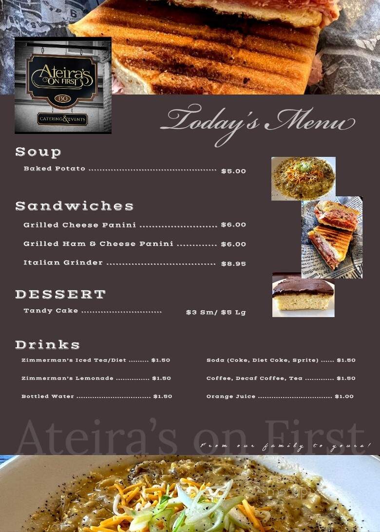 Ateira's On First - Lehighton, PA