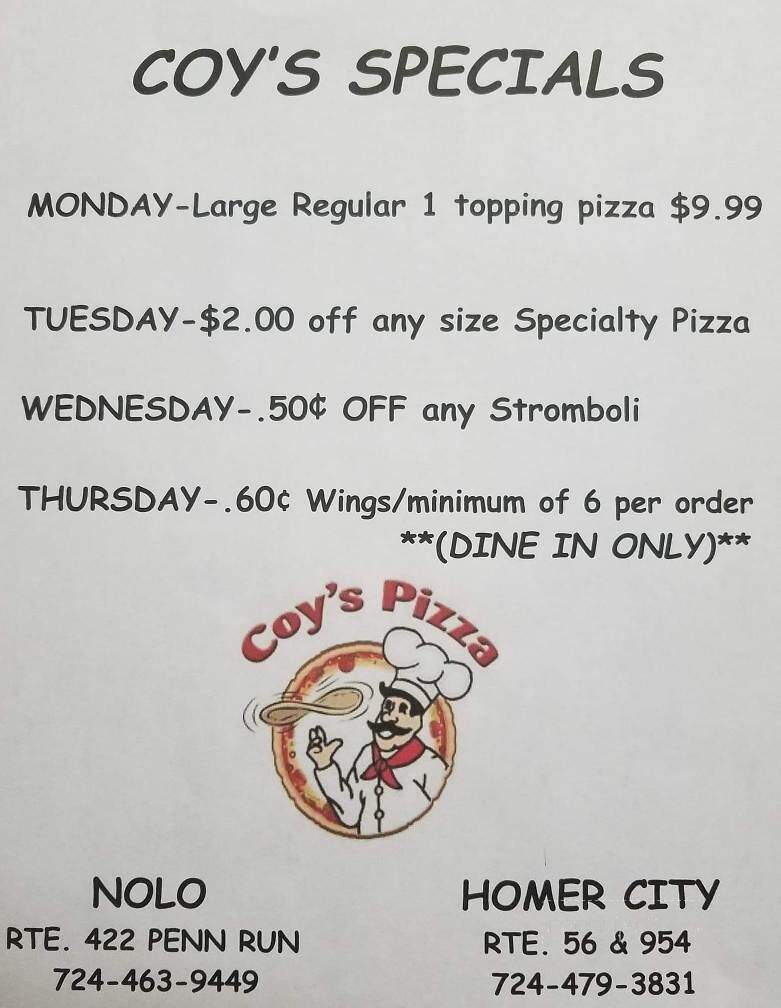 Coy's Store & Pizza Shop - Penn Run, PA