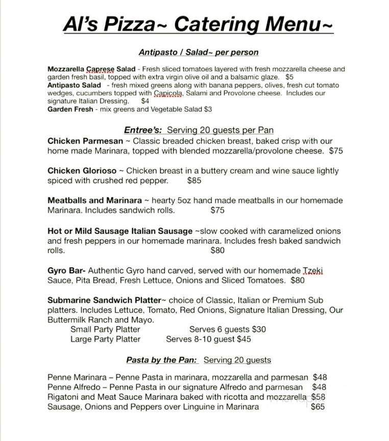 Al's Pizza - Beaver Falls, PA