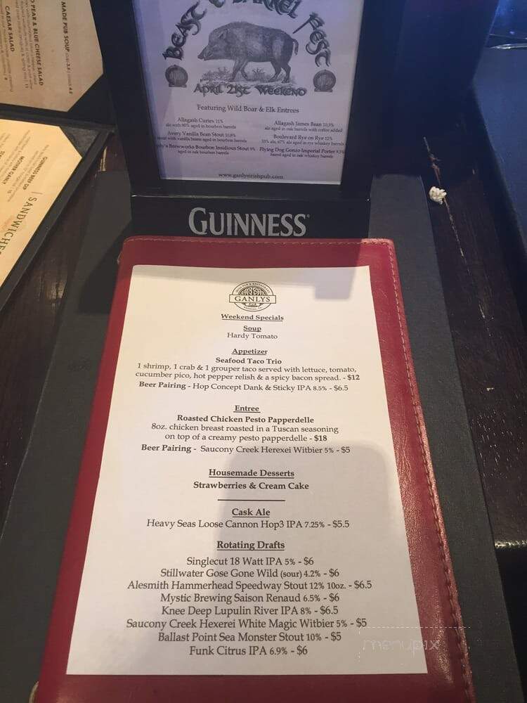 Ganly's Pub & Restaurant - Sinking Spring, PA