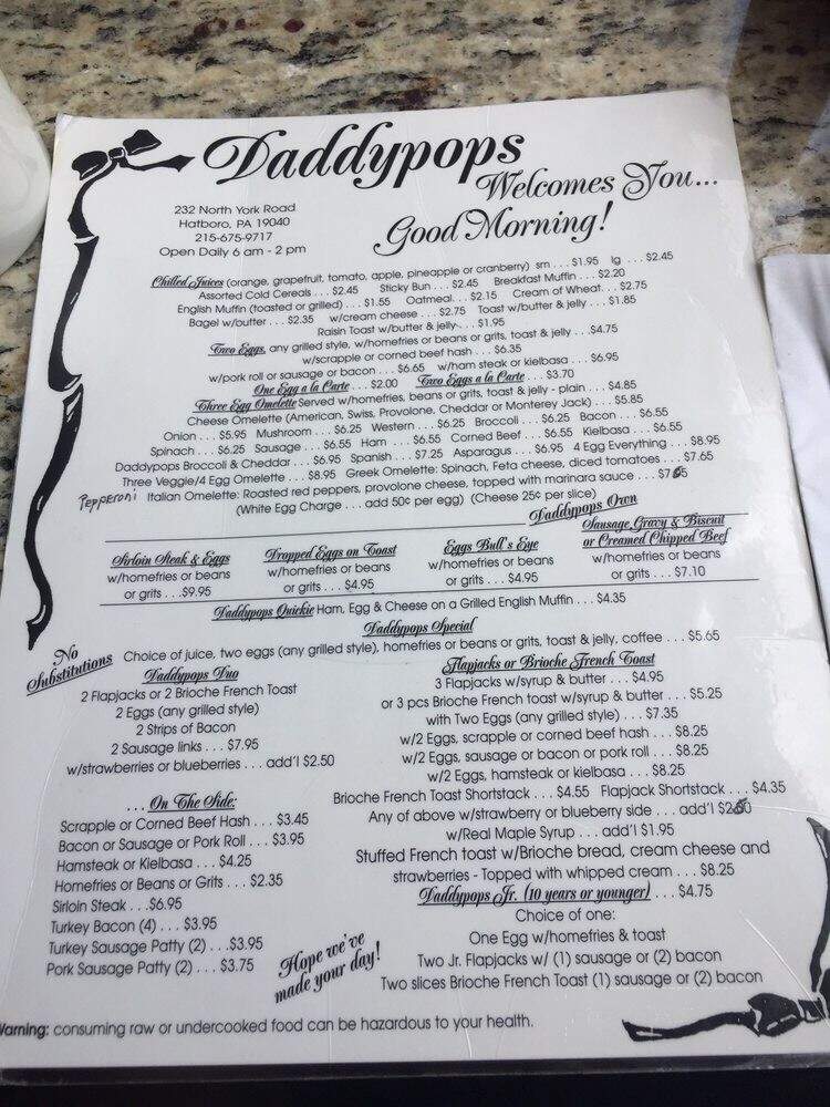 Daddypops Diner - Hatboro, PA