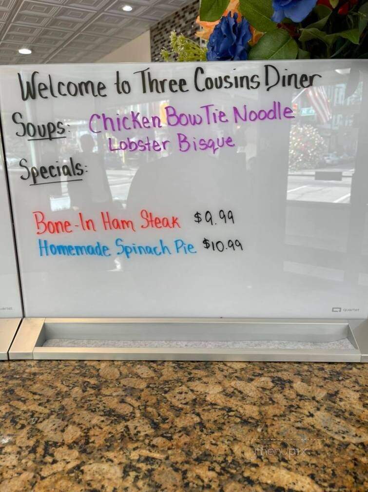 Three Cousins Diner - Pottstown, PA