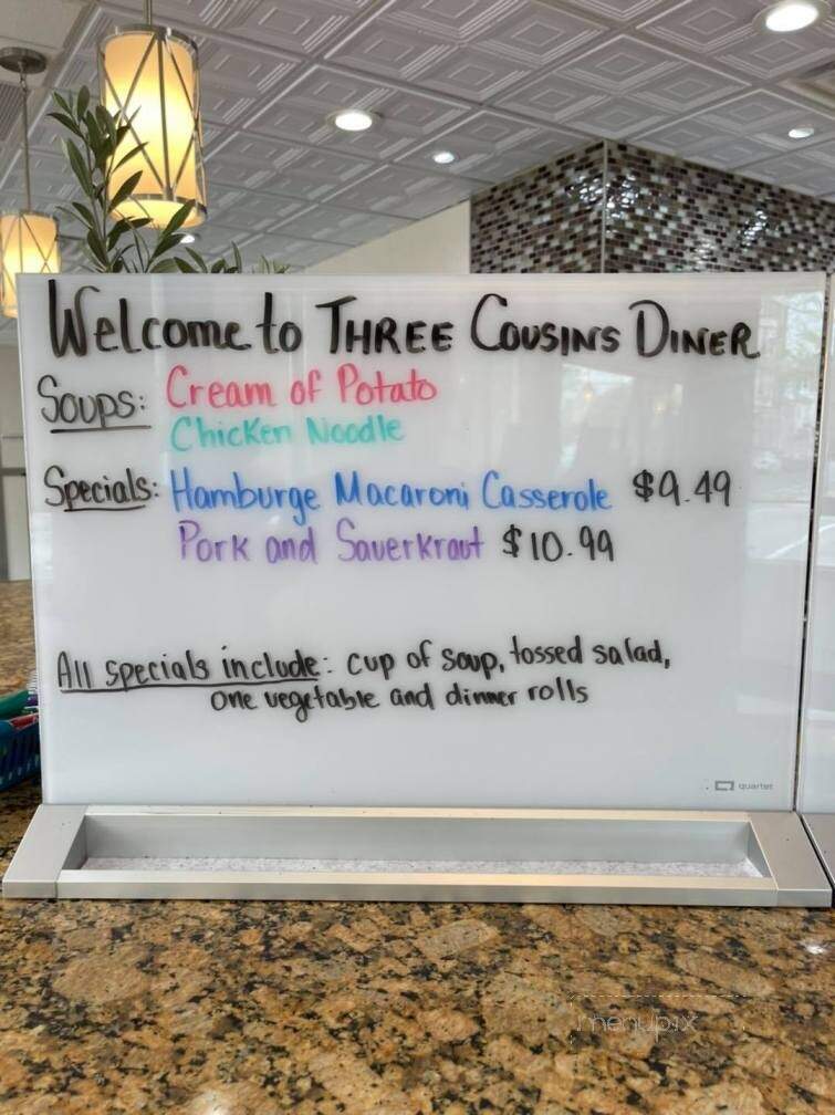 Three Cousins Diner - Pottstown, PA