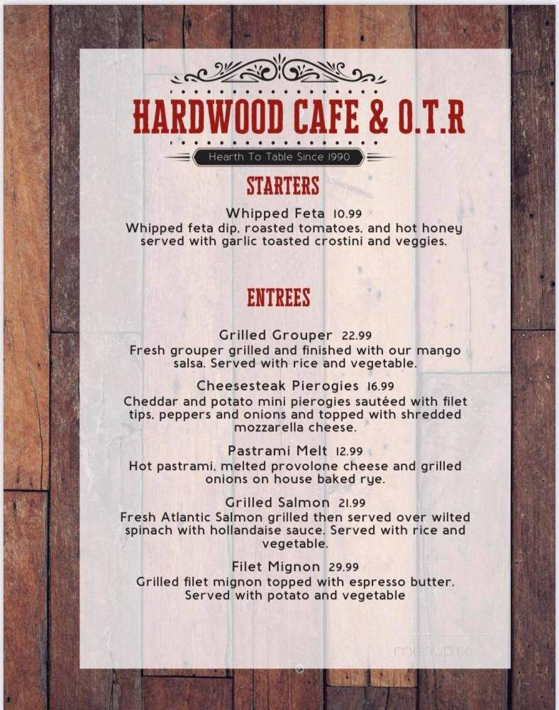 Hardwood Cafe - Butler, PA