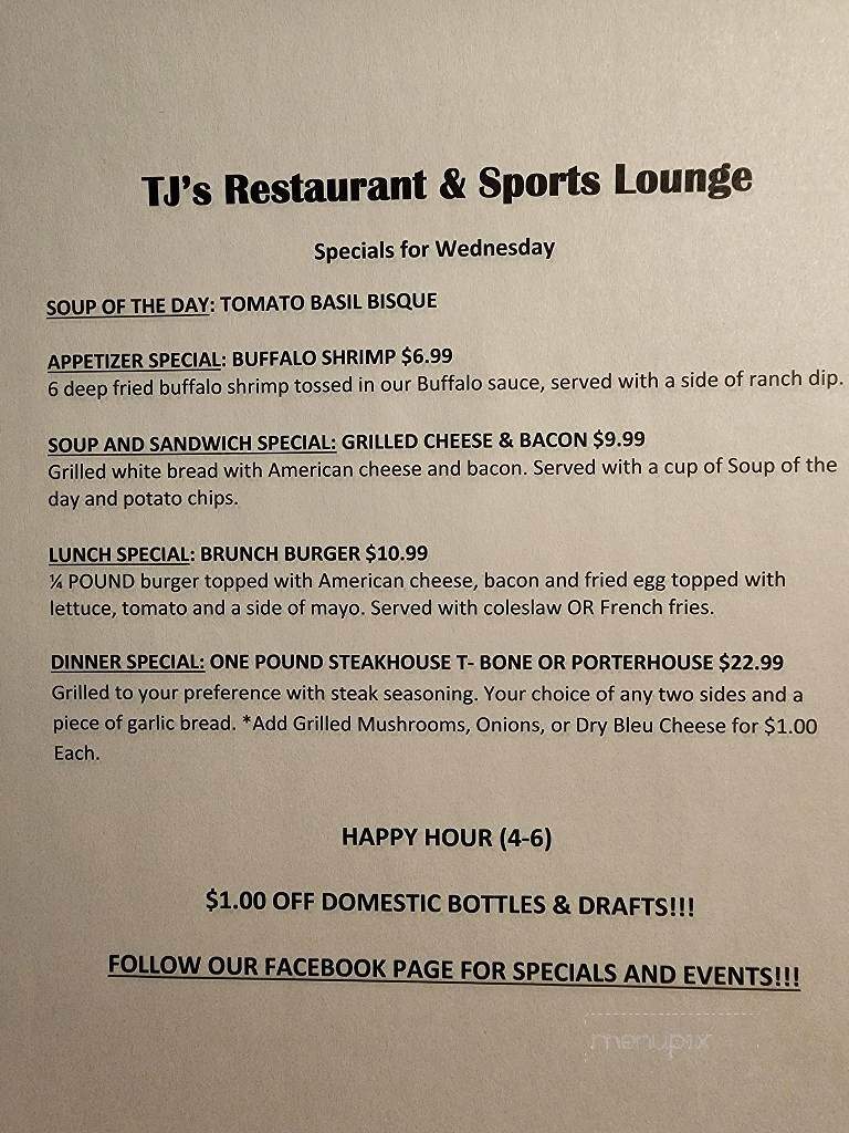 T J's Restaurant & Sports - New Stanton, PA