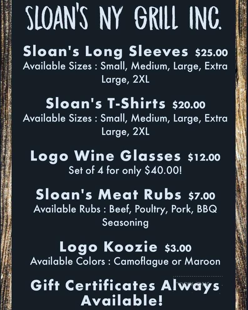 Sloan's New York Grill - Oneonta, NY