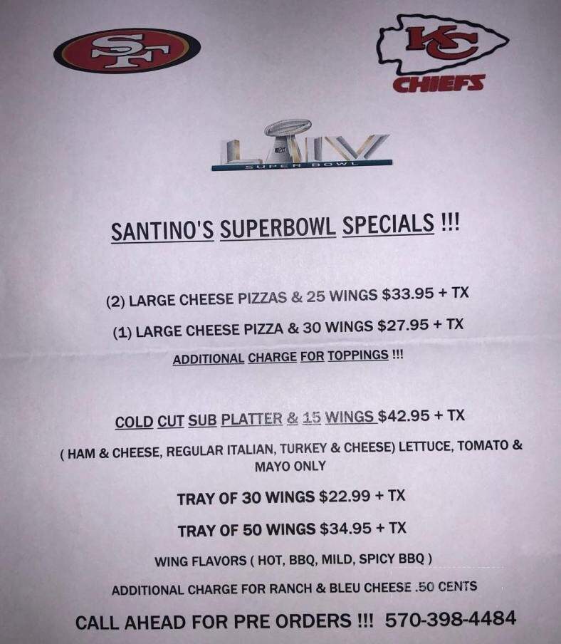 Santino's Italian Cuisine - Jersey Shore, PA