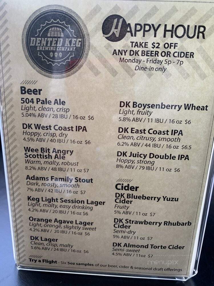 Dented Keg Brewing Company - Mars, PA