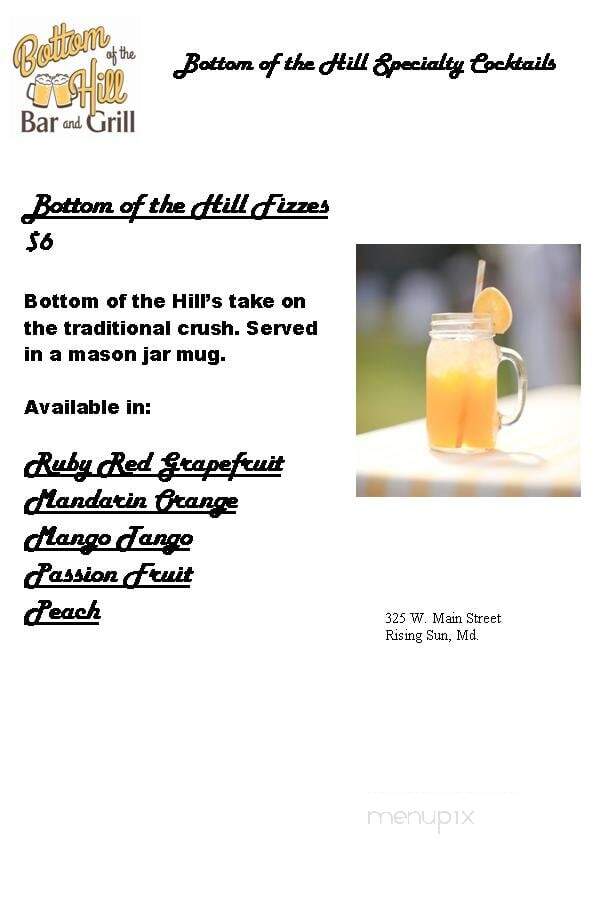 Bottom of the Hill Bar & Grill - Rising Sun, MD