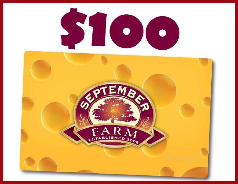 September Farm Cheese - Honey Brook, PA