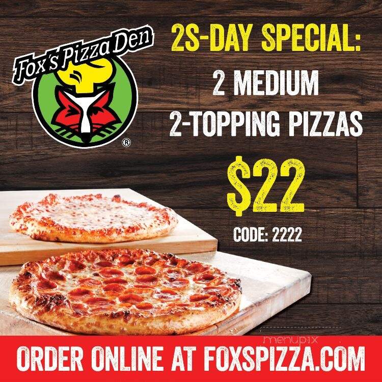 Fox's Pizza Den - Seneca, PA