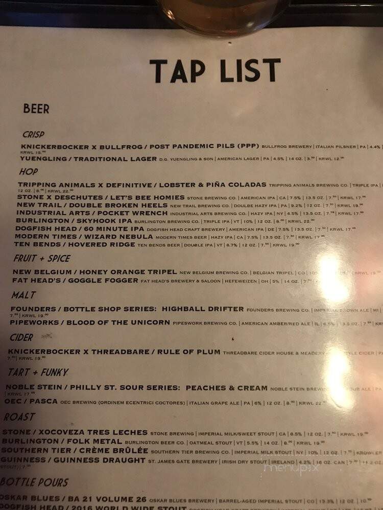 Knickerbocker Tavern - Altoona, PA