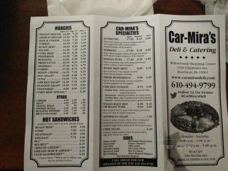 Car-Mira's Deli - Boothwyn, PA