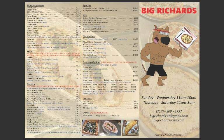 Big Richards Pizza - Shippensburg, PA