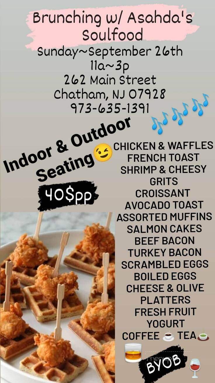 Asahda's Soulfood Restaurant - Chatham, NJ