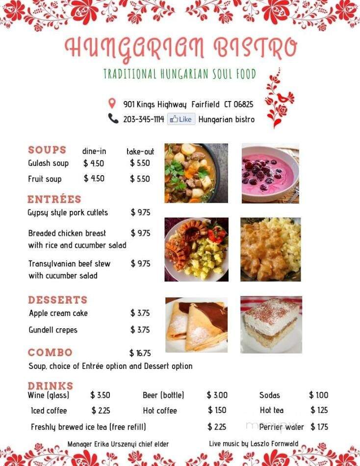 Hungarian Bistro - Fairfield, CT