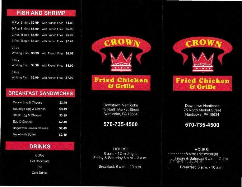 Crown Fried Chicken - Nanticoke, PA