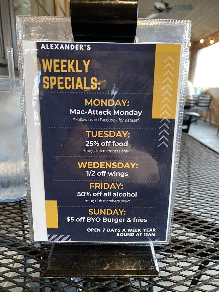 Alexander's - Findley Lake, NY