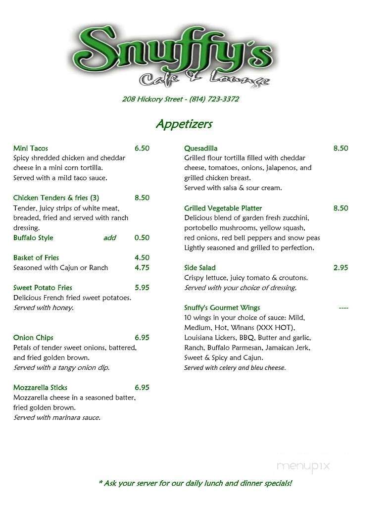 Snuffy's Cafe & Lounge - Warren, PA
