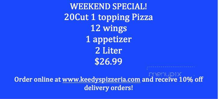 Keedy's Pizzeria - Connellsville, PA