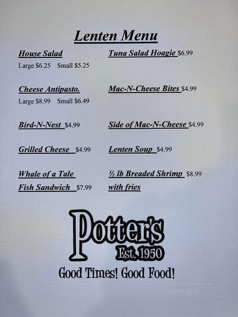 Potter's Grill - Uniontown, PA