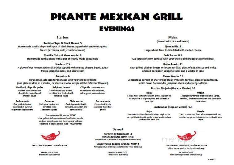 Picante Mexican Grille - Delmont, PA