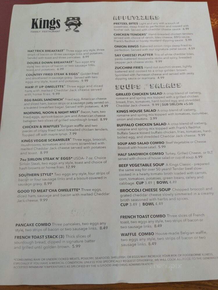 King's Family Restaurant - Somerset, PA