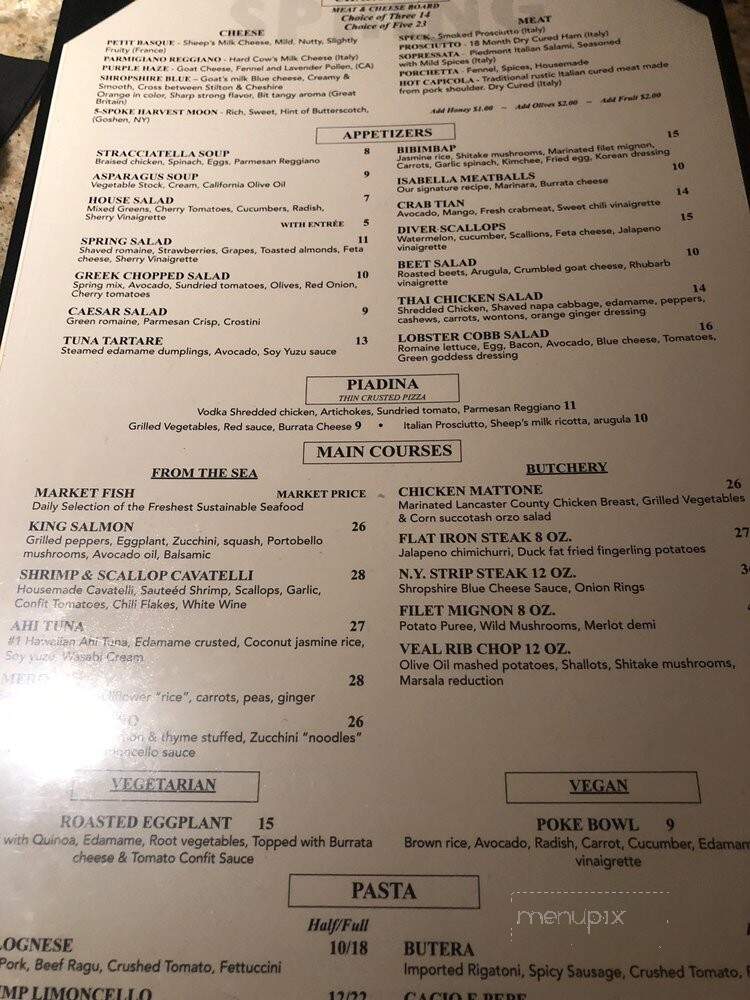 Isabella Restaurant & Bar - Wilkes Barre, PA