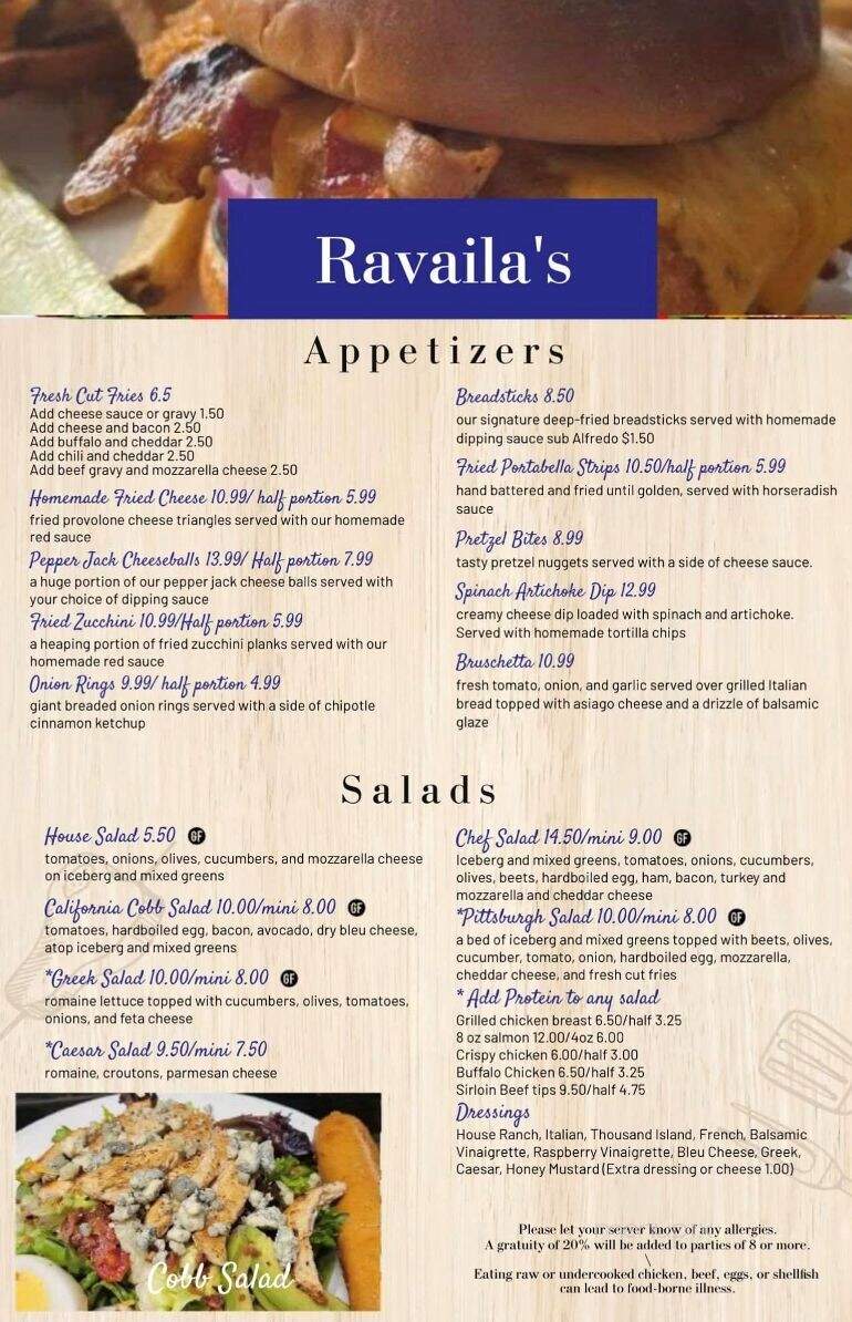 Ravaila's restaurant - Blairsville, PA