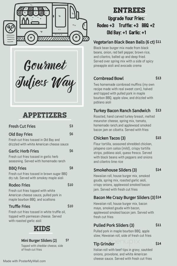 Gourmet Julie's Way - Lancaster, PA