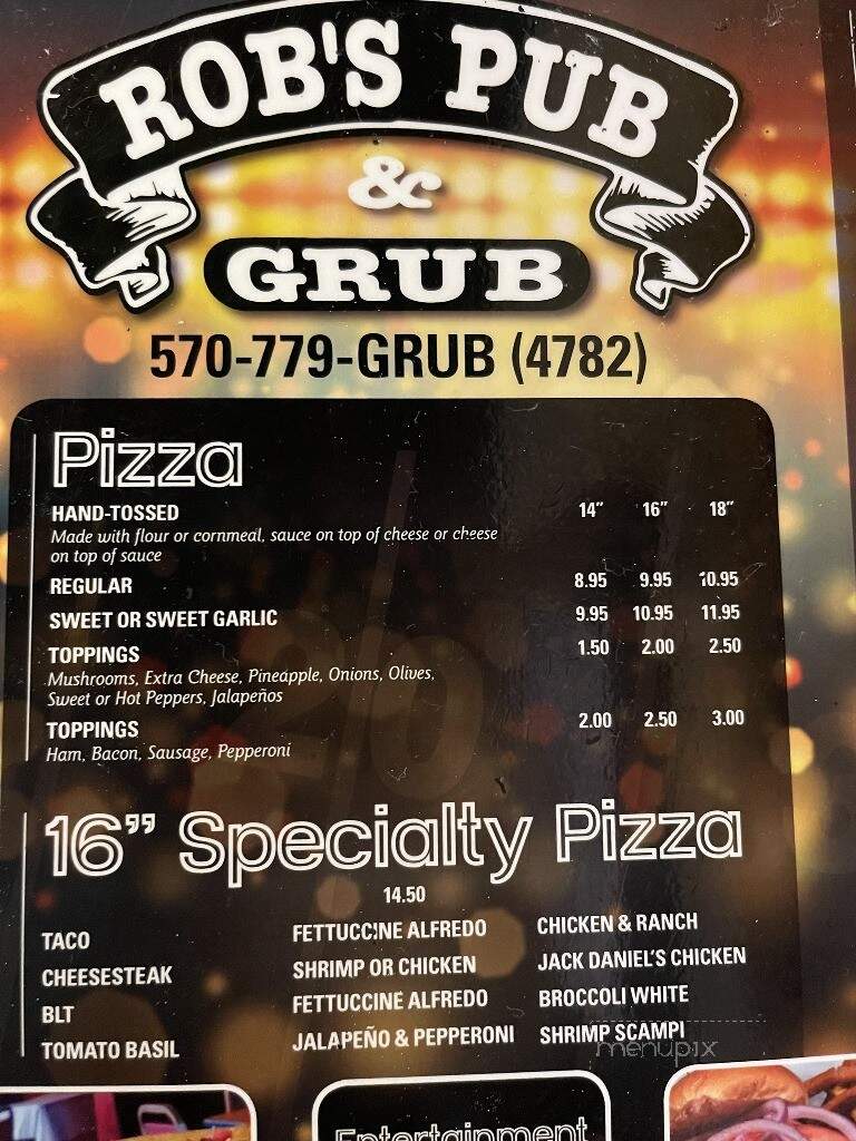 Rob's Pub n Grub - Plymouth, PA