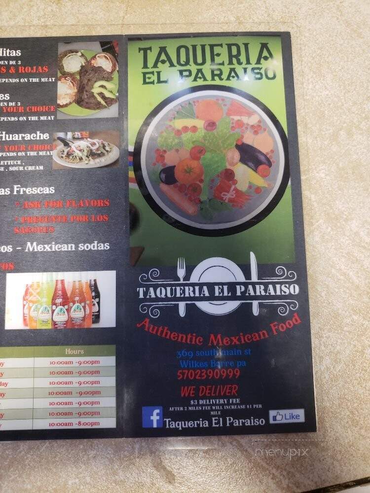 Taqueria El Paraiso - Wilkes-Barre, PA