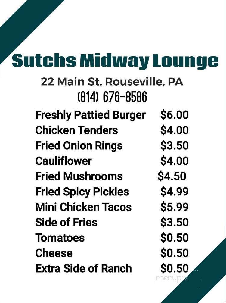 Sutch's Midway Lounge - Rouseville, PA