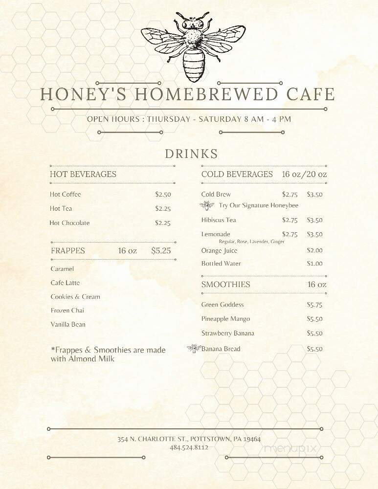 Honey's Homebrewed Cafe - Pottstown, PA