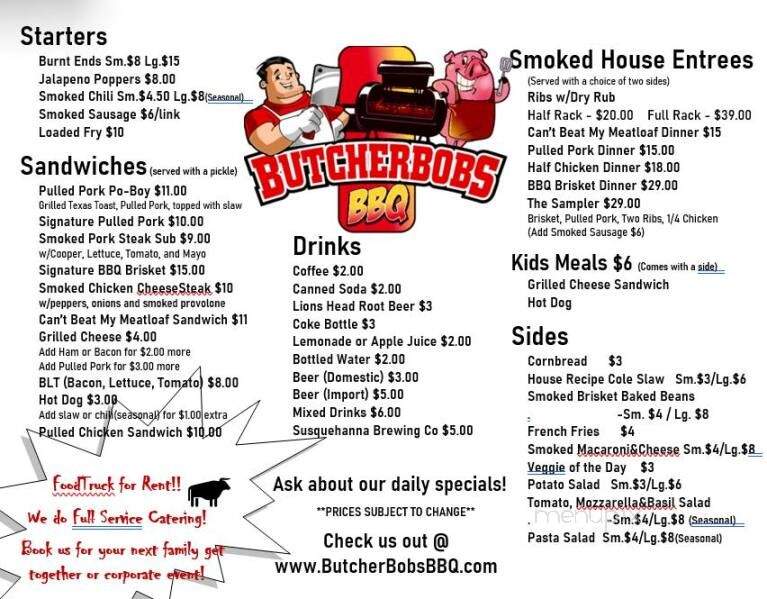 Butcher Bob's BBQ - Mountain Top, PA